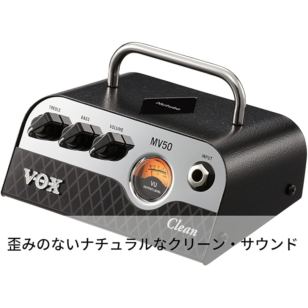 Vox Nutube Equipped Ultra-compact Head Amplifier for Guitars, MV50 Clean, Surprisingly Lightweigh...