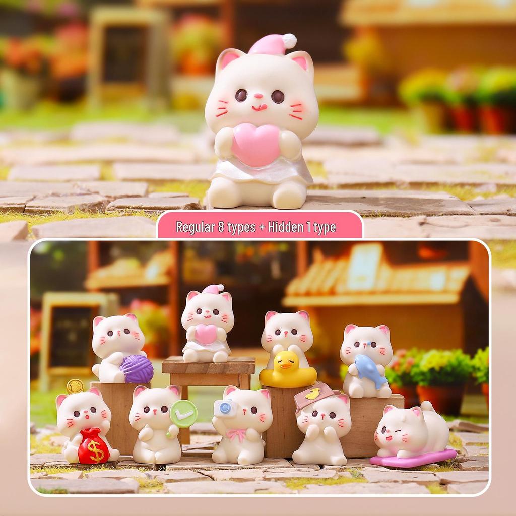 Guochao Hanfu Girl Figurine: Spring Breeze Blind Box Collectible – Dreamy Decor & Gift
