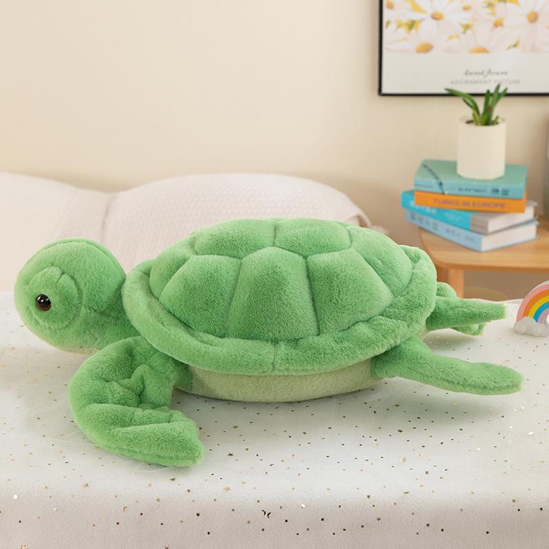 Turtle Plush Toy Doll Simulation Turtle Throw Pillow Big Eye Turtle Doll Children's Rag Doll