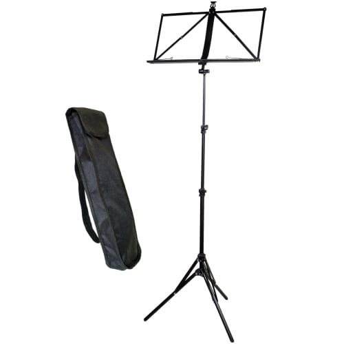 Cosmo M.S. Techno F30E Aluminum Folding Music Stand, Lightweight and Compact (Folds To 41.5cm) with Dedicated Shoulder Bag