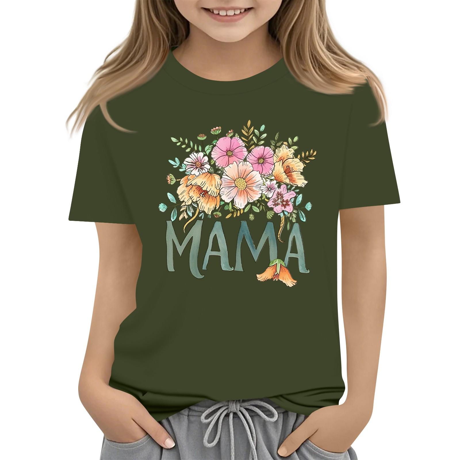 

Детская модная повседневная футболка с круглым вырезом и короткими рукавами 100 армия зеленый