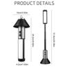 3000mAh Telescopic Portable Flashlight Rechargable Lantern Light Camping Lamp for Camping Hiking Fishing