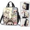 15 stylů LABUBU Školní taška Crossbody taška Batoh Nákupní taška Kreslená Roztomilá Velkokapacitní Studentská Doučovací taška Taška pro základní školu
