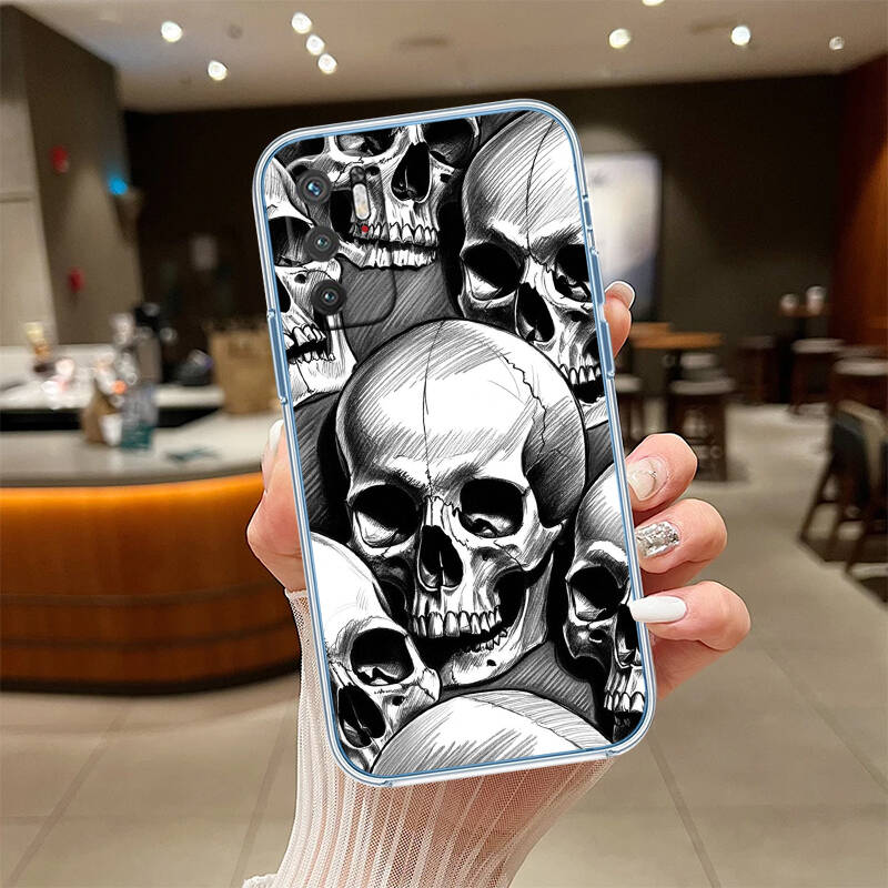 Skeleton Skull Phone Case for Motorola Edge 20 30 S30 40 50 Fusion Lite Plus Pro Ultra Neo One Action Zoom Hyper Power Macro Vision