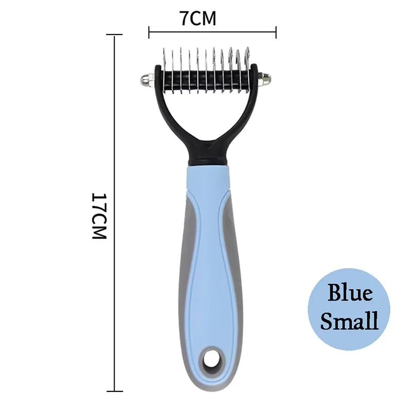 Professional Pet Deshedding Brush Dog Cat Grooming Tool Hair Fur Remover Undercoat Knot Cutter Comb for Puppy Shedding Supplies