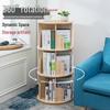 360° Rotating Children's Bookshelf: Floor-Standing, Desktop Pine Wood Storage Rack