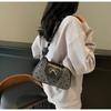 Trendy Retro Women Tote Bag Bow Design Polka Dot Stripe Pattern Crossbody Bag Large Capacity Shoulder Bag