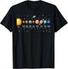 Solar System Astronomy Planets Space Science for Kids T-Shirt