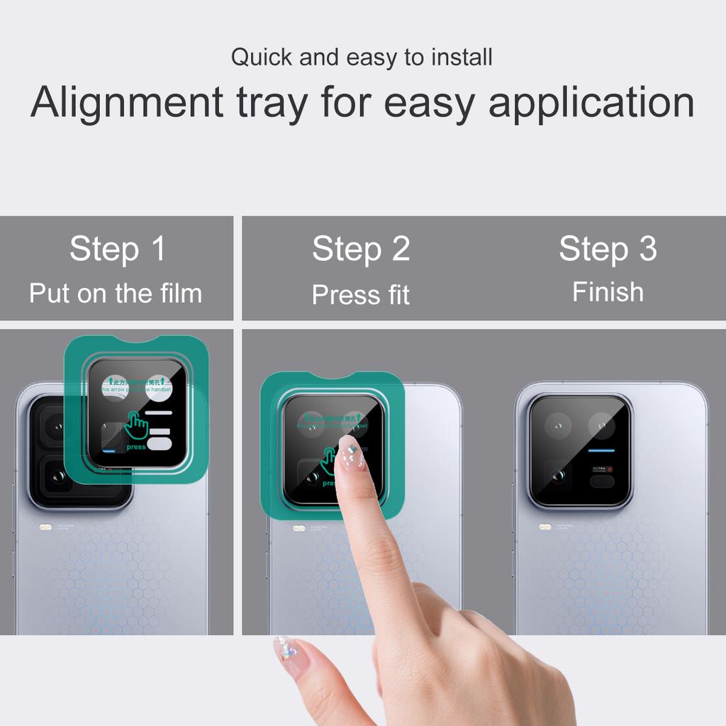 For iQOO 15 Ultra 5G Glass IMAK High Definition Glass Lens Film Self-positioning Version Black Version