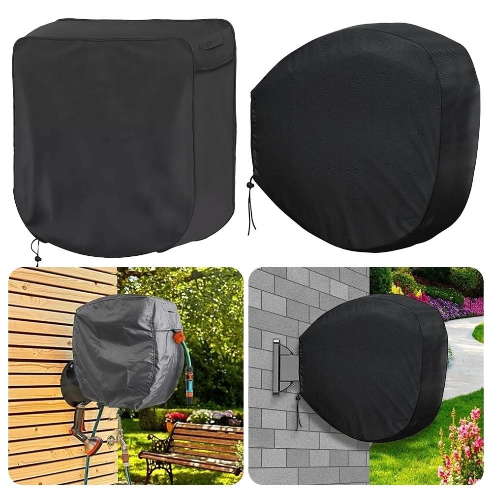 Black Insulated Hose Cover 210D Oxford Cloth UV Resistant Extendable Hose Cover Durable Waterproof Hose Reel Protect Cover