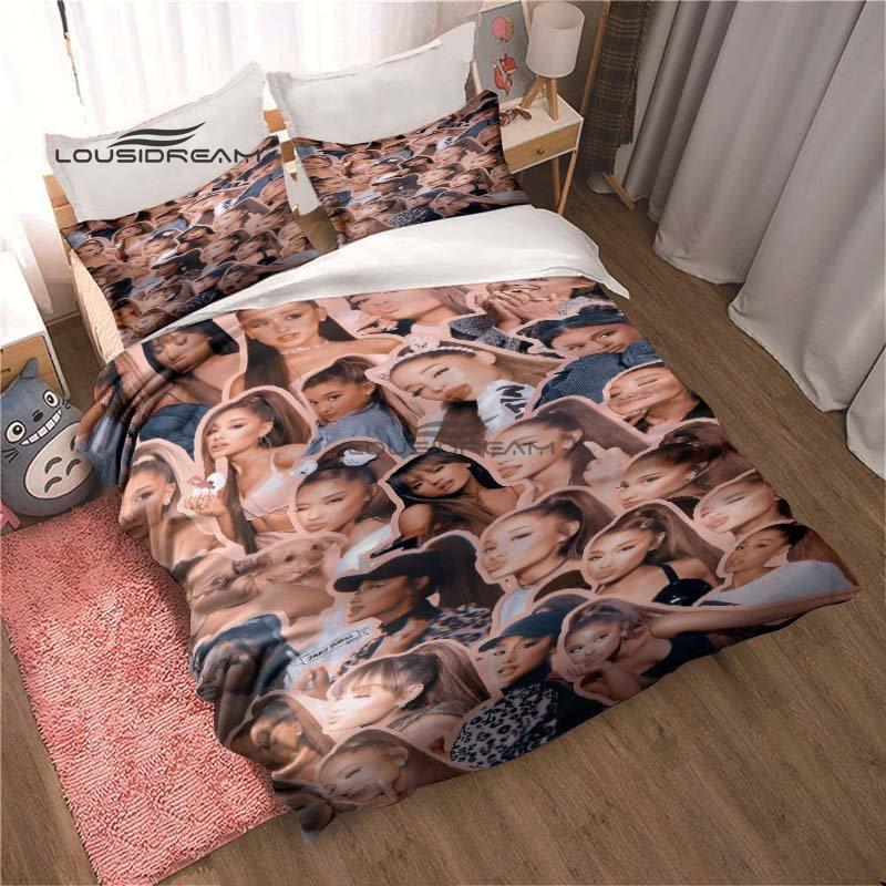 Pop Singer A-Ariana Grand Bedding Sets exquisite bed supplies set duvet cover bed comforter set bedding set luxury birthday gift