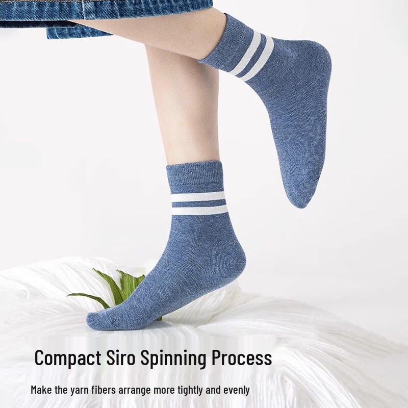LANGSHA Boys' Anti-odor Breathable Cotton Short Socks
