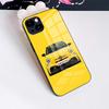 A-abarth Car Phone Case For IPhone 17 Pro Max 16 15 14 Pro Max 13 11 X Xs Xr 8 7Plus Glass Cover