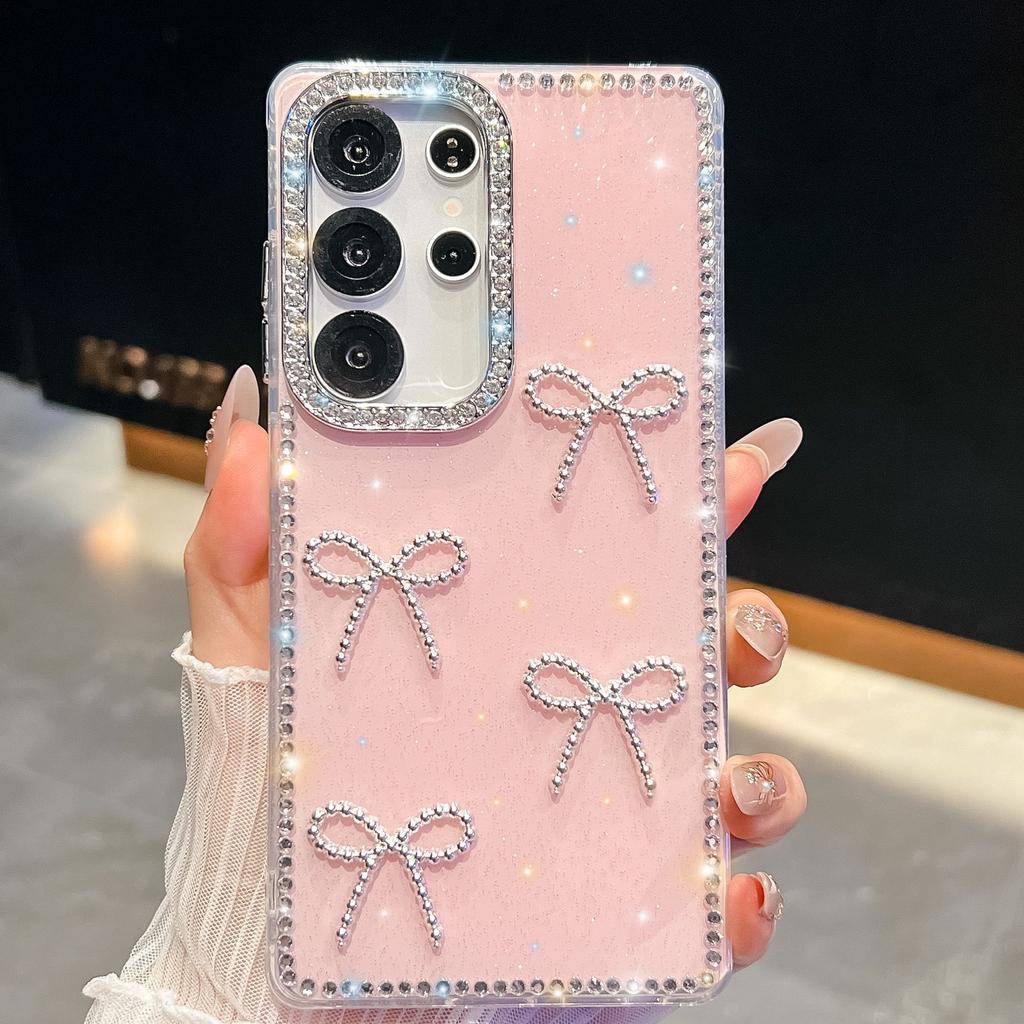 Samsung S11Ultra mobile phone case A11 flash diamond A11IMD bow S11FE anti-drop A11 guarantee
