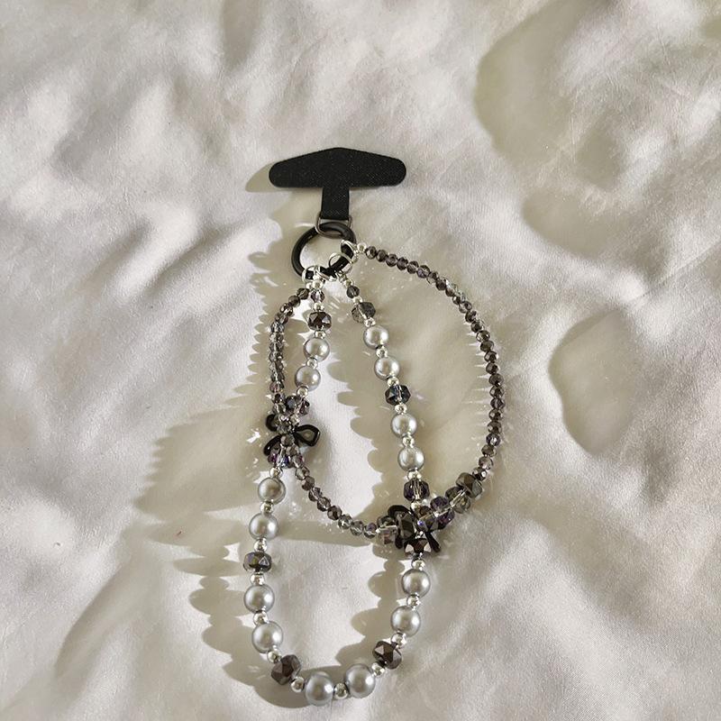 

Trendy Ins New Double Chain Bow - Phone Chain/Bag Charm/Keychain/Wrist Strap Anti-Drop Anti-Theft/Anti-Snatch