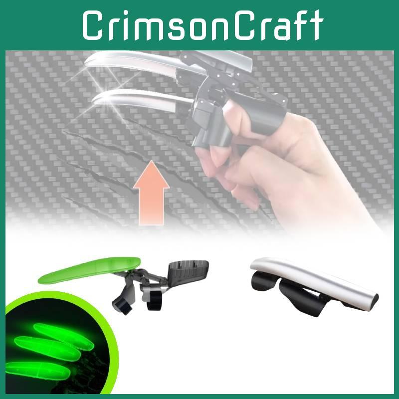 Creative Foldable Wolverine Claw Unique Finger Toy Inertia Control For Fun Playtime