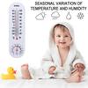 New Wall Mounted Thermometer Plastic Accurate Home Humidity Meter Measurement Tool Indoor Outdoor
