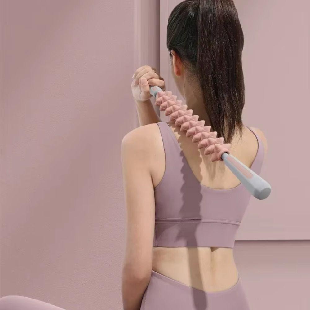 Muscle Relaxation Fascia Roller Wolf Teeth Shaped Muscle Roller Bar  Yoga Fitness