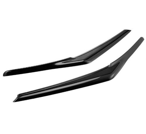 For 2018-2019 Toyota Camry Glossy Black Headlight Eyelid Eye Lid Cover Eyebrows