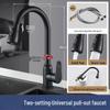 TLXT Stainless Steel Pull-Out Kitchen Faucet