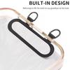 4/1Pcs Ultra Thin Metal Lanyard Patch For iPhone 16 15 14 13 Dual Hole Phone Case Hanging Card Stainless Steel Connector Gasket