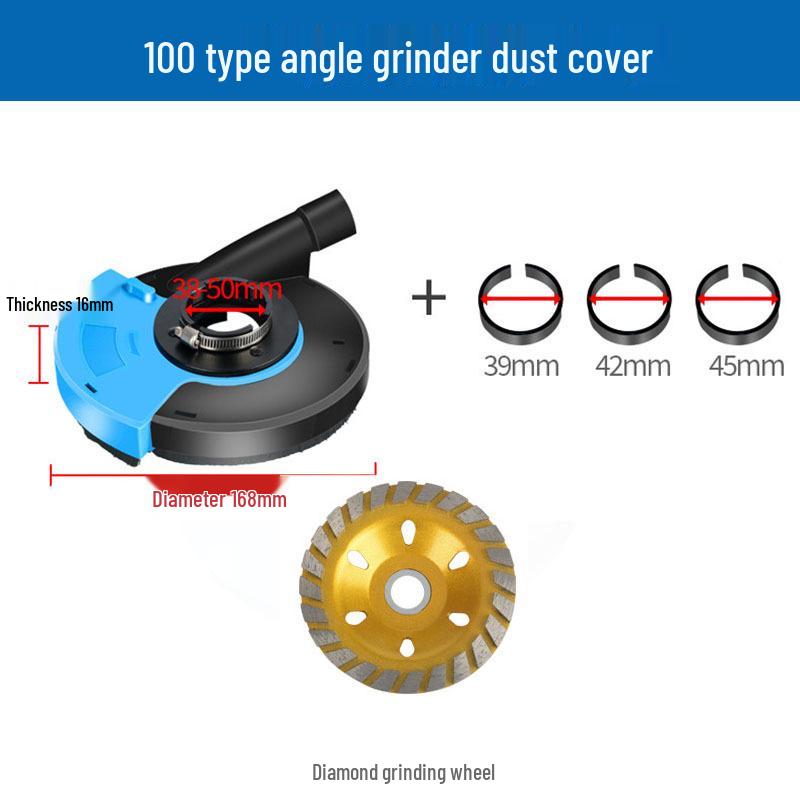 Angle Grinder Dust Collection Cover for Dust-Free Cutting and Polishing