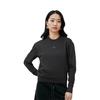 Adidas Solid Color Pullover Round Neck Loose Long Sleeve Sweatshirt Women sweatshirt Black JP2655