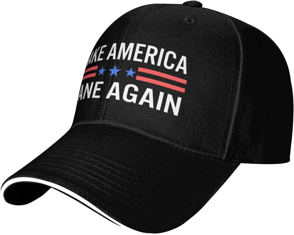 Make America Sane Again Adjustable Baseball Cap Polyester Unisex Outdoor Four Seasons