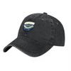 Washed Canvas Baseball Cap with Stadium Logo Embroidery Classic Vintage Style Adjustable Fit for Unisex and Women