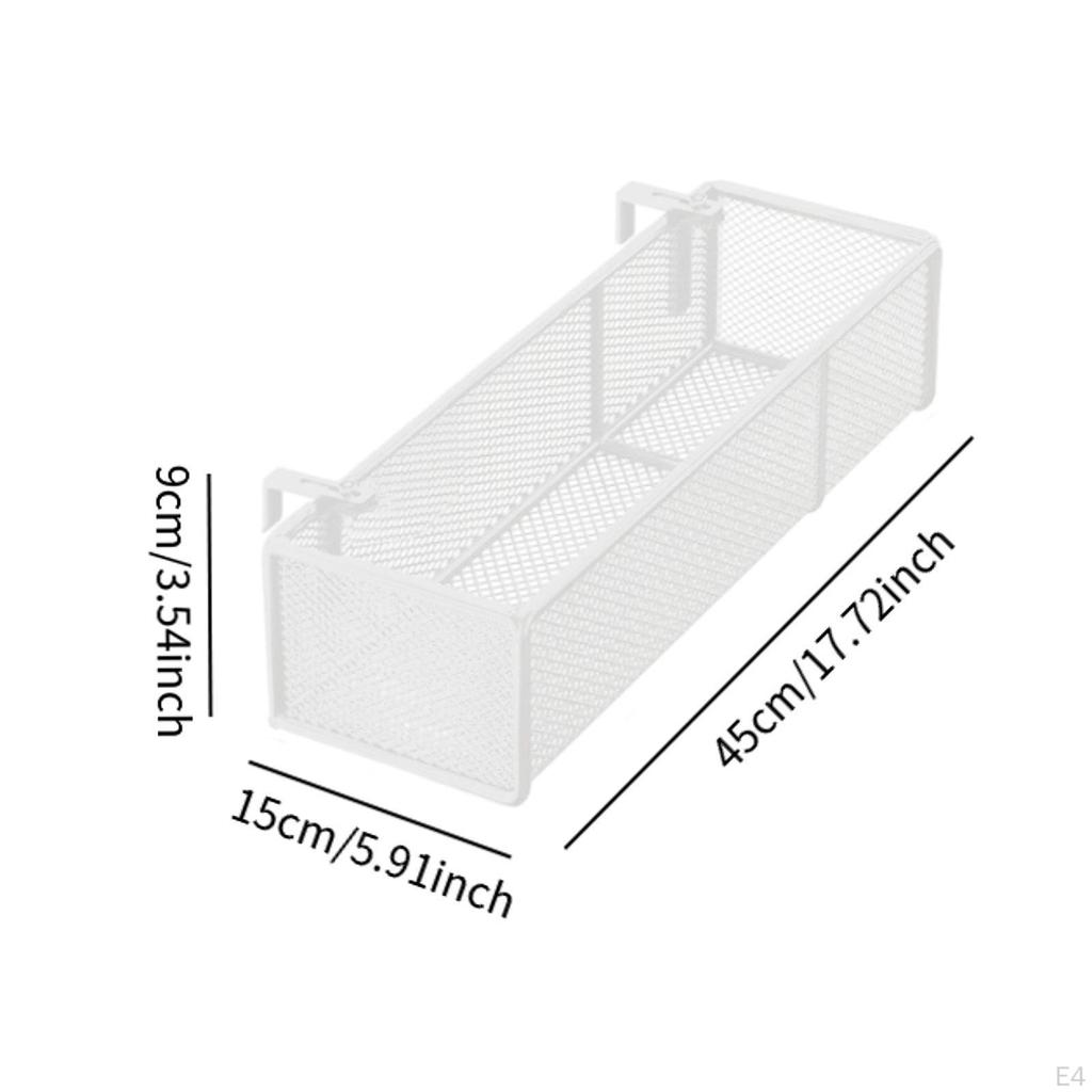 Adjustable Hook Hanging Organizer Rack for Dormitory Bed, Ideal Phone And Drinks