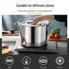 ZISIZ 304 Stainless Steel Multi-Purpose Pot