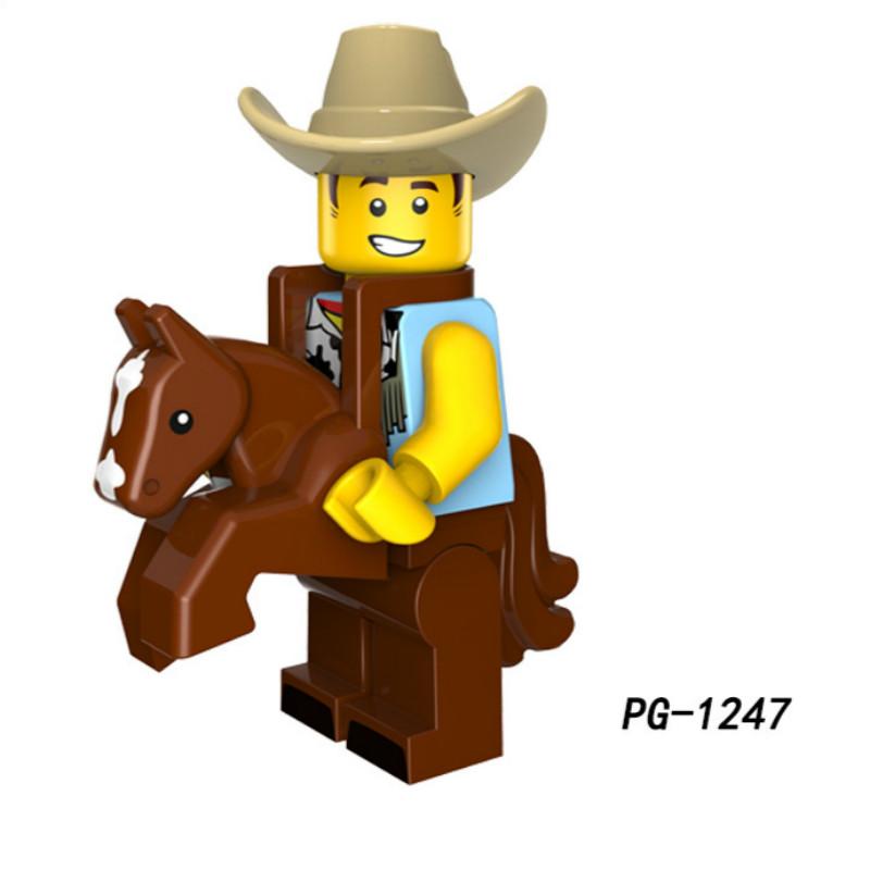 

Цирковой клоун Минифигурки Ковбойские строительные блоки Детские игрушки PG8152 1859#