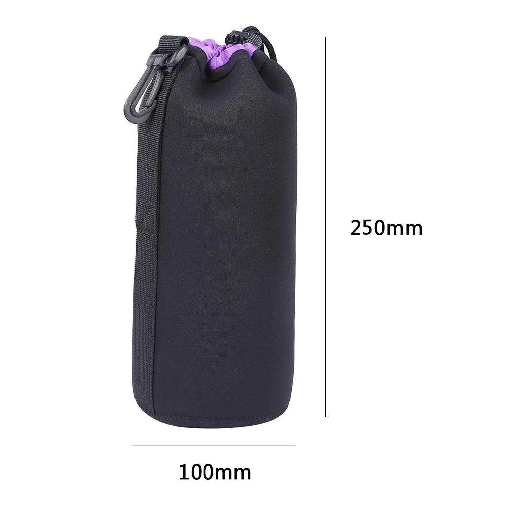 Camera Lens Pouch Bag Soft Neoprene Waterproof DSLR Camera Lens Protective Bag For Canon Sony Most Digital SLR Camera