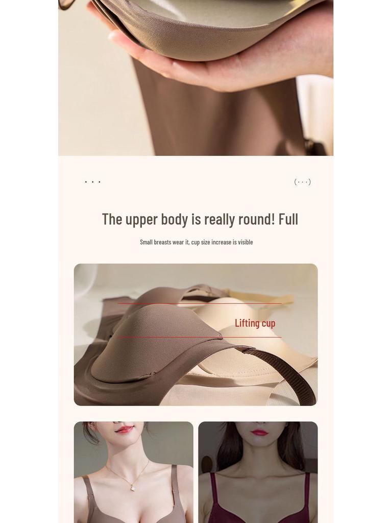 Versatile Breathable Push-Up Bra for Women - Enhances Smaller Busts, Lift-Up, Anti-Sagging, Side Support, No Underwire.