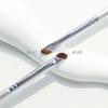 GUOXIAONIU 1pc Eye Liner Make Up Brushes Precision Eyeliner Makeup Brush Portable Eyelid Super Thin Eye Cosmetic Tools
