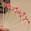 Retro Chinesische Elegante Quaste Haarnadel Fan Haar Stick Haar Zubehör Hanfu Pografie Requisiten