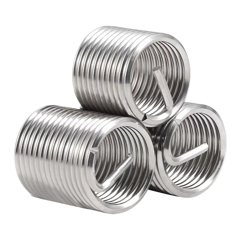 60PCS 3mm-12mm Stainless Steel Wire Screw Insert For Bolted Connections Vibration Resistant Wear Resistant Fasteners