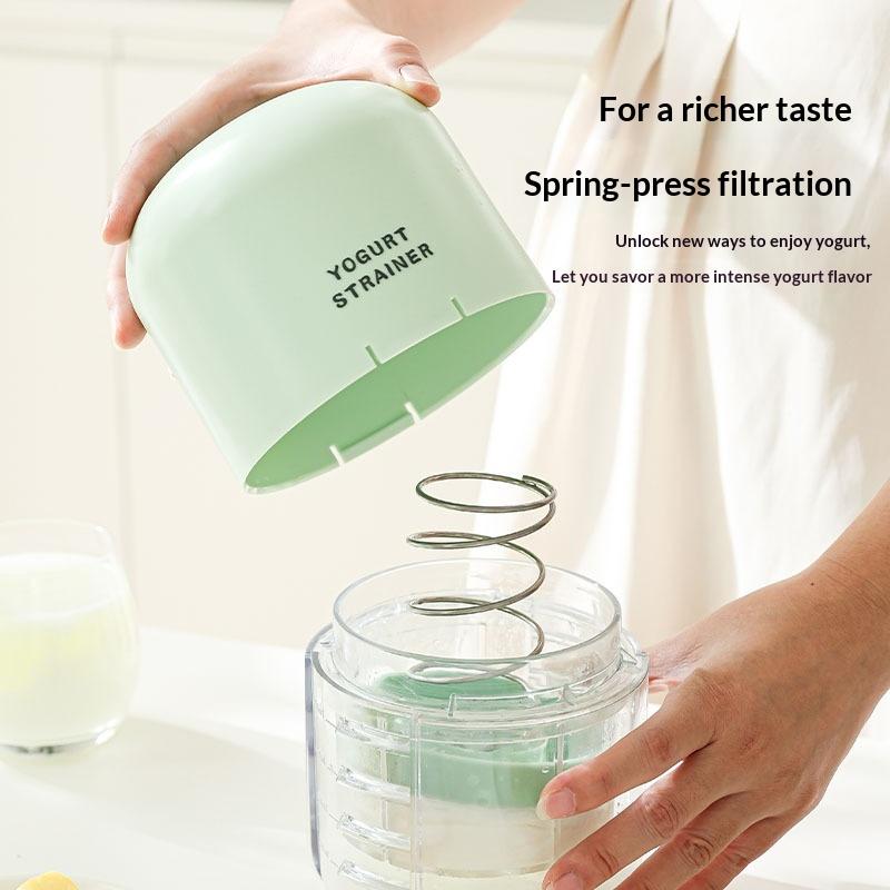 Yogurt Strainer 4 Gear Squeezing Fast Filtration For Home Creamy Greek Yogurt Whey Separator Household Kitchen Accessories
