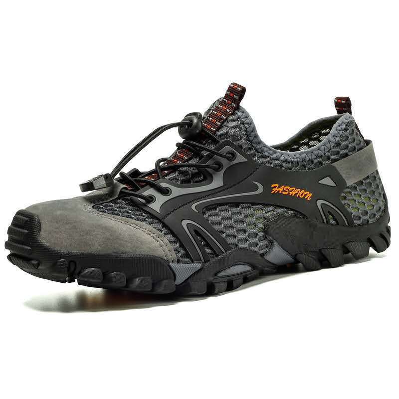 

Outdoor hiking shoes marathon speed off-road men s shoes European and American sports creek walking shoes large size fishing wading shoes 50 сірий колір
