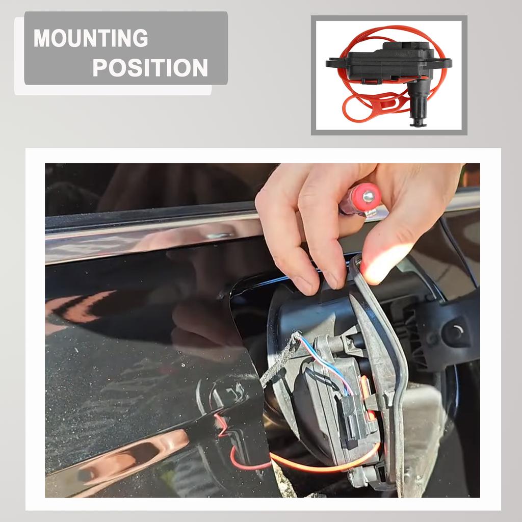 Fuel Flap Door Release Lock Actuator Motor For Seat Tarraco Skoda Karoq VW Tiguan Cupra 2015 2016 2017 2018 2019 2020 2021 2021 2023 2024 8V0862159A