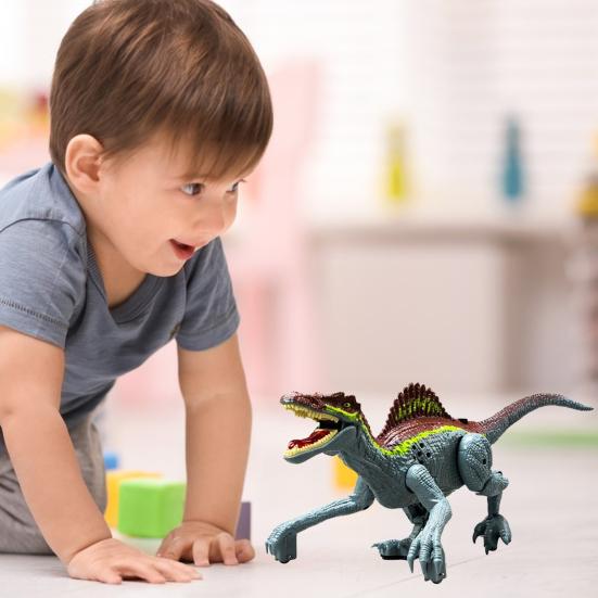 RC Dinosaur Toy Vivid Look Realistic Spinosaurus Model Simulated Walking Creative Early Education