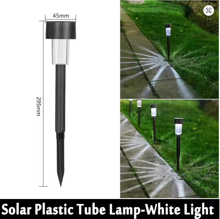 

1 шт. Садовые светильники на солнечной батарее из нержавеющей стали, колышки для грунта, наружное ландшафтное освещение для патио, наружные солнечные светильники