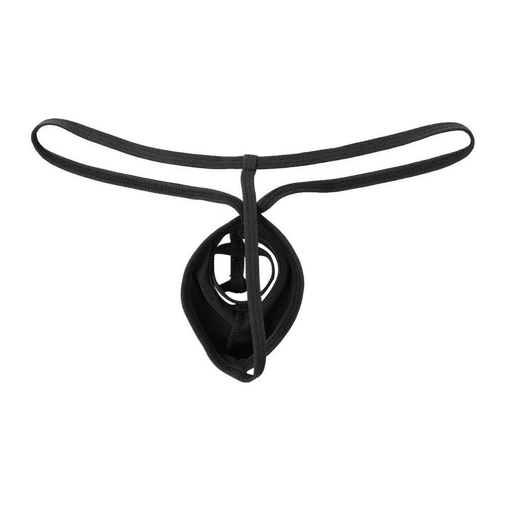 Mens Sheer Mesh G-String Thongs Underwear Bulge Pouch Panties Bikini Briefs