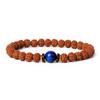 Natural Wood Star Moon Bodhi Seeds Bead Bracelet Promotes Meditation Wisdom & Good Luck Fortune Enlightenment Harmony Jewelry
