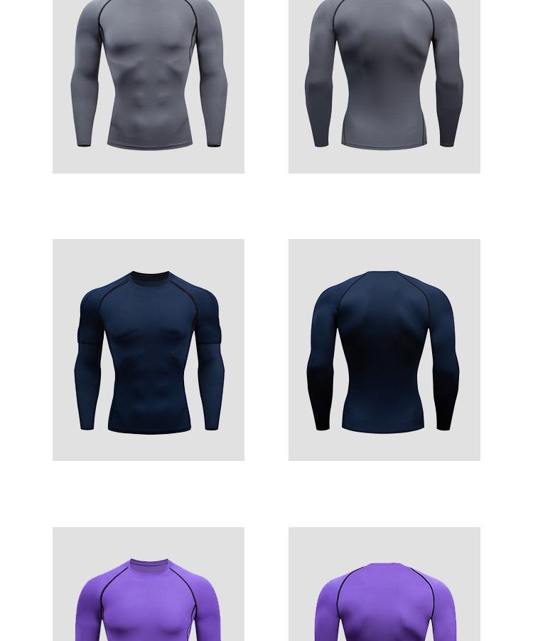 High Elastic Quick-Dry Cycling Training Long Sleeve Top - Available In Seven Colors