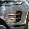 ABS Black Car Rose Gold Front Fog Lamp Frame Trim Exterior Decoration Accessories For Land Rover Range Rover Evoque L551 -20
