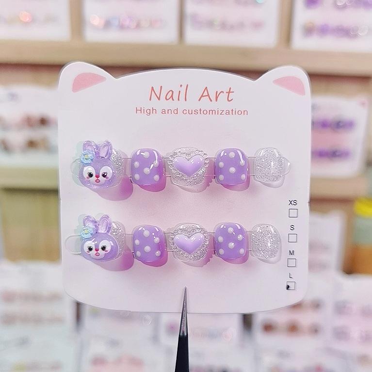 Sanrio StellaLou Reusable Wearable Nail Art Stickers for Girls Aged 3-12