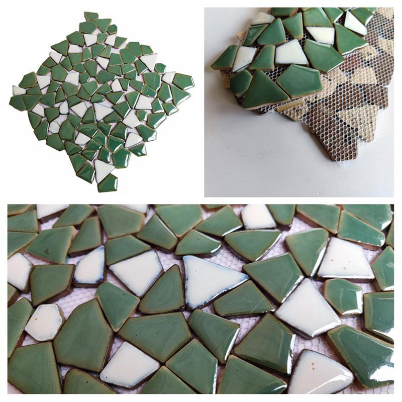 30x30cm Barevné Keramické Štěrkové Mozaikové Dlaždice Horký Pramen Bazén Rybičky Bazénové Fragmenty Toaleta Protiskluzová Dlaždicová Deska Podlaha Stěna Dekorace DIY