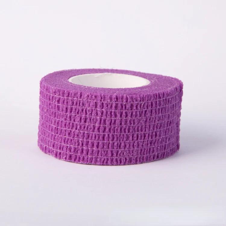 1 Roll Self Adhesive Elastic Bandage 4.5m Colorful Sports Wrap Tape for Finger Joint Knee First Aid Kit Pet Tape