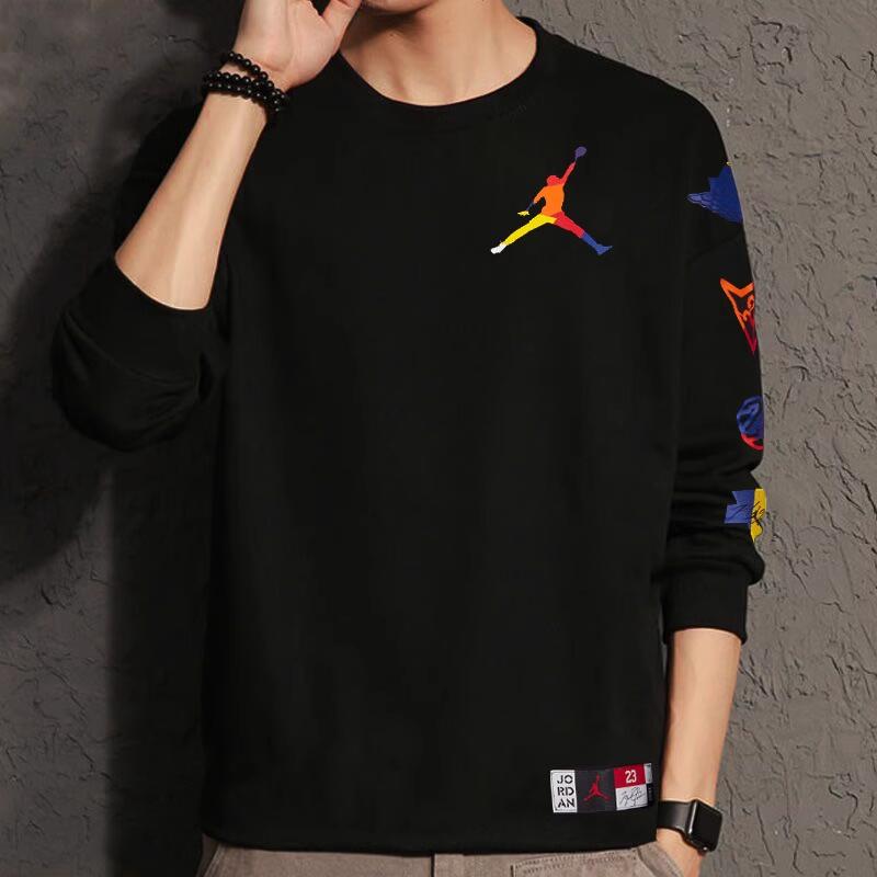 Jordan DNA Casual Sports Pullover Crew Neck Sweatshirt Men Sweatshirt Black DA6763-010